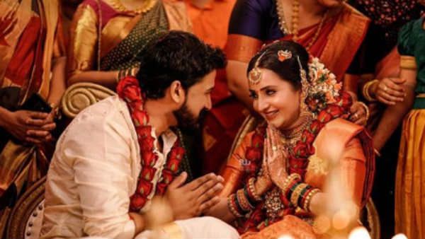 நெருங்கிய சொந்தங்கள், நண்பர்கள் வாழ்த்த... கோட்டயம் ஹோட்டலில் நடிகை பாமாவுக்குத் திருமணம்