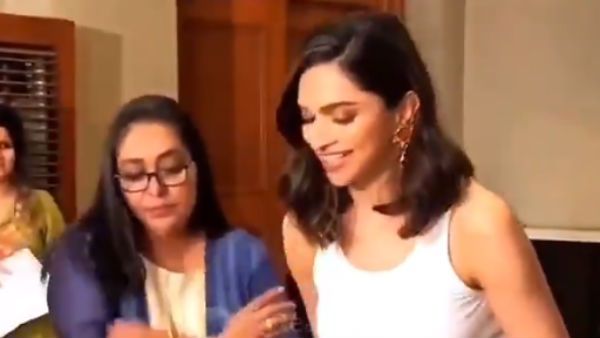 கேக்குடன் காத்திருந்த ரசிகர்.. ரசிகருக்கு கேக் ஊட்டிவிட்ட தீபிகா.. குவிகிறது பாராட்டு!