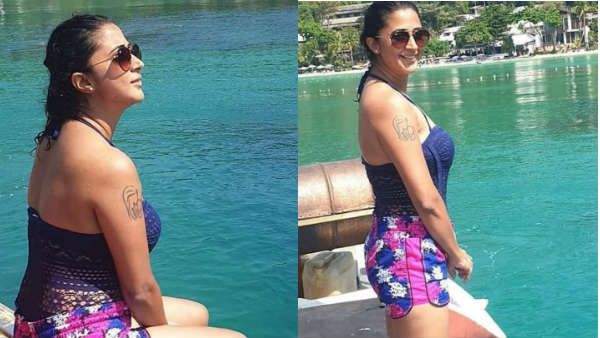 நீண்ட இடைவெளிக்குப் பிறகு.. நீச்சல் உடையில் கனிகா.. கிளு கிளு போட்டோஸ்