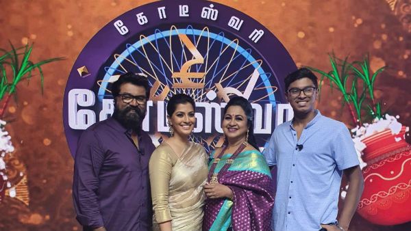 ராதிகா தொகுத்து வழங்க சரத்குமார் பாட, வரலக்ஷ்மி ஆட , அடேங்கப்பா அடேங்கப்பா