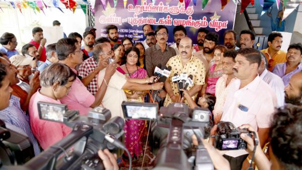 சின்னத்திரை நடிகர் சங்கம் சார்பில் உறுப்பினர்களுக்கு புத்தாண்டு பரிசு