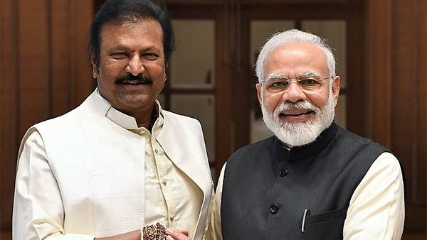 மோடியுடன் திடீர் சந்திப்பு... பாஜகவில் ஐக்கியமாகிறாரா ரஜினியின் நண்பர் மோகன்பாபு?