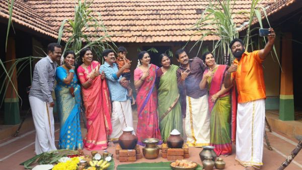 “கட்டில்“ படக்குழுவினருடன் பொங்கலை கொண்டாடிய.. சிருஷ்டிடாங்கே