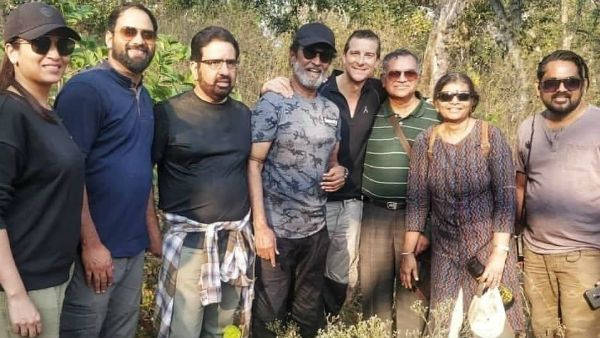 காட்டுக்குள் நடந்த ரஜினி.. கண்டு களித்த மலரும்.. காலில் குத்திய முள்ளும்.. கலகலனு சென்னை ரிட்டர்ன்!