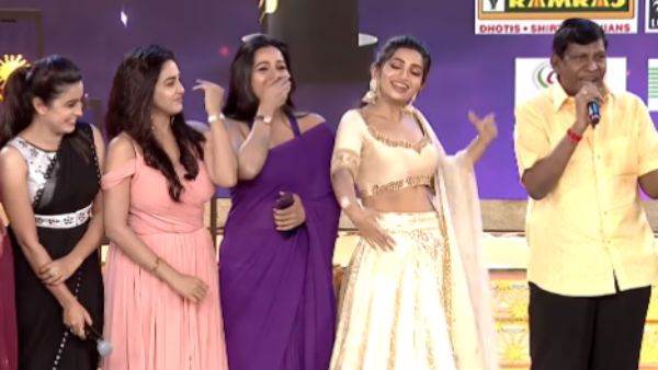 வைகை புயலின் அசத்தல் நடனம்.. இளம் தேவதைகளுடன் செல்ஃபி!