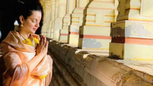 அடுத்த படமாவது ஓடணும் ஆண்டவா.. ராமேஸ்வரம் கோயிலில் புனித நீராடிய கங்கனா!