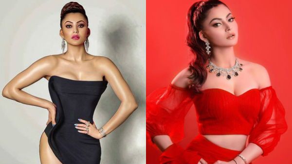 விருது சிலை மாதிரியே இருக்கீங்க.. ஃபிலிம்ஃபேர் விருது.. செம்ம செக்ஸியாக வந்த ஊர்வசி ரவுட்டேலா!