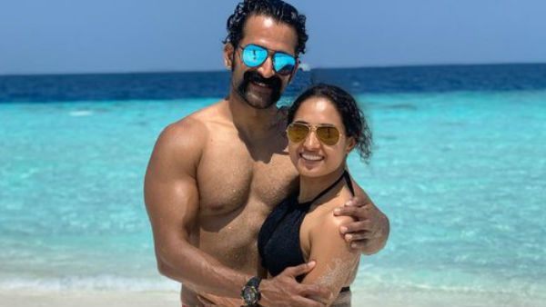 மனைவியுடன் மாலத்தீவில் ஜாலி பண்ணும் பிரபல பாகுபலி நடிகர்.. அரைகுறை ஆடையில் தீயாய் பரவும் போட்டோ!