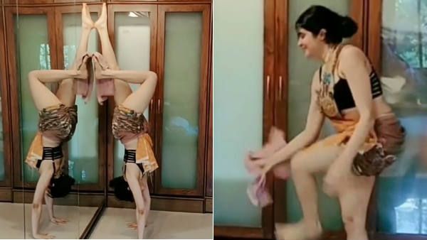 இது நிஞ்சா டெக்னிக்கா? பாபா ராம்தேவோட ஃபீமேல் வெர்ஷனா..? ஹீரோயின் வீடியோ கண்டு வியக்கும் ஃபேன்ஸ்!