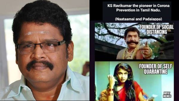 அப்போ பாரசைட்.. இப்போ கொரோனா.. என்ன கிரியேட்டிவிட்டி.. கே.எஸ். ரவிக்குமாரை சுற்றும் செம மீம்!