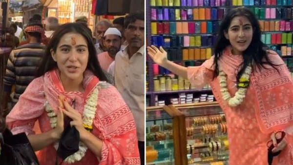 காசி விஸ்வநாதரை தரிசித்த சாரா அலி கான்.. வெடித்தது புதிய சர்ச்சை!