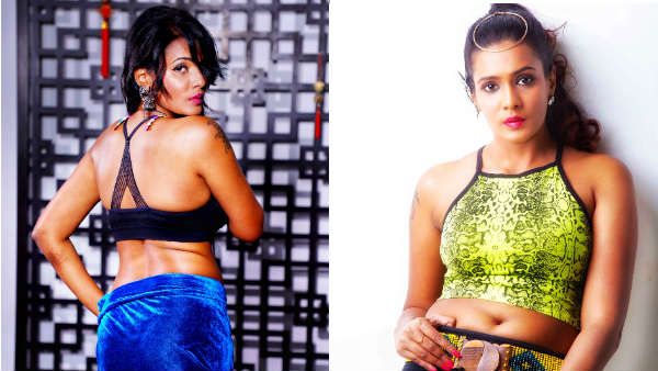 தொப்புளை காட்டி காதலில் விழுந்துவிட்டதாக கூறிய நடிகை.. துப்பாத குறையாக கழுவி ஊற்றும் நெட்டிசன்ஸ்!