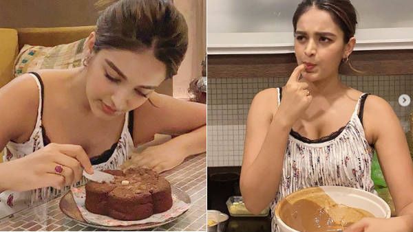 லாக் டவுனால் கிச்சனுக்குள் வந்த பிரபல ஹீரோயின்கள்.. வீட்டில் கேக் தயாரித்த ஜெயம் ரவி ஹீரோயின்!