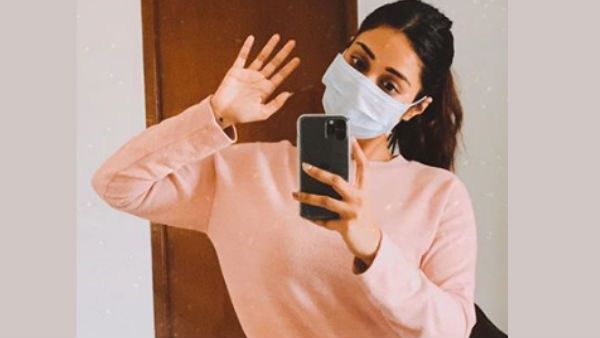 'போலீஸ் நிற்கிறாய்ங்க, மண்ட பத்தரம்' மாஸ்க் அணிந்து சென்ற ஹீரோயினை கருணையின்றி கலாய்க்கும் ஃபேன்ஸ்!