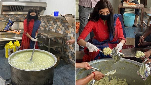 உள்ளத்தில் நல்ல உள்ளம்.. ஒன்றல்ல, இரண்டல்ல 75 ஆயிரம் உணவுகள்.. நடிகை பிரணிதா தாராளம்!