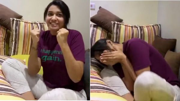 வாவ்.. செம உற்சாகம்.. சூப்பராக கோல் போட்ட பிரியா பவானிசங்கர்!