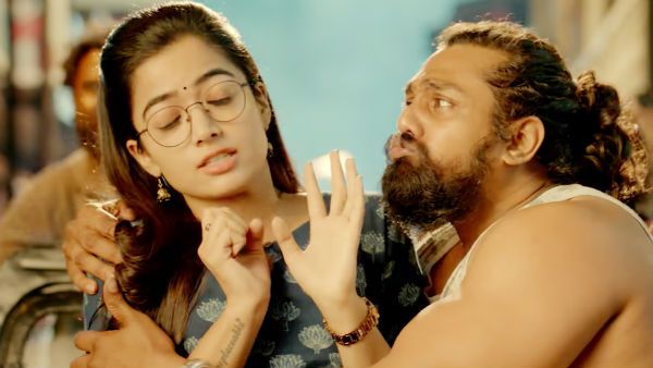 பலவந்தமாக கட்டிப்பிடித்து.. பின்னால் தட்டி.. பாடலால் வெடித்த சர்ச்சை.. ராஷ்மிகா படத்துக்கு எதிர்ப்பு