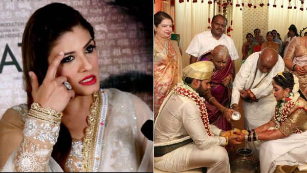 லாக்டவுன் நேரத்தில் இப்படி நடத்துவது சரியா? இளம் ஹீரோ திருமணத்தை விளாசித் தள்ளிய பிரபல நடிகை!