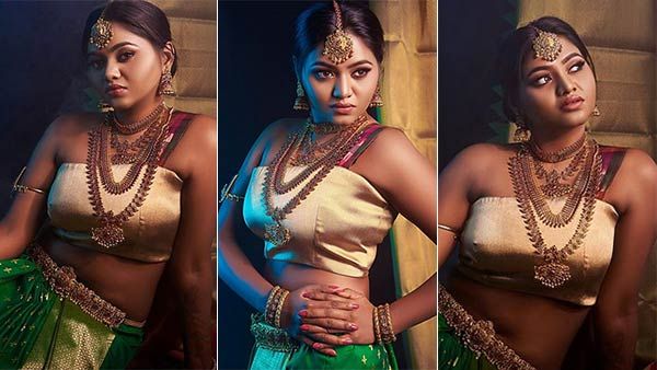 மாராப்பு இல்லாமல் செக்ஸியாக போஸ் கொடுத்த நடிகை..அவர் மாதிரி இருக்கீங்க.. பெருமூச்சு விடும் ஃபேன்ஸ்!