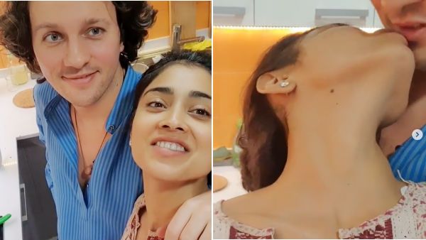 பர்பெக்ட் கிஸ்ஸாம்ல..! லாக்டவுன்ல லிப்லாக்கா..? ரொமான்டிக் மூடில் பிரபல ஹீரோயின் வெளியிட்ட வீடியோ!