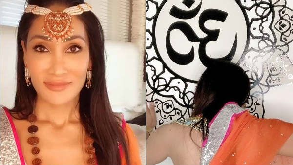 ஓம் மந்திரத்திற்கு முன்பு நிர்வாணமாக நின்ற பிரபல நடிகை.. கடவுள் என கோவில் சிற்பங்களுடன் ஒப்பீடு!