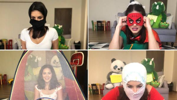 எமர்ஜென்ஸி.. 30 நொடியில மாஸ்க் ரெடி பண்ணனுமா.. சன்னி லியோன் கொடுக்கும் செம ஐடியா!