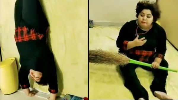 என்ன ஒரு வில்லத்தனம்.. நாங்களும் நம்பிட்டோம்.. ஆர்த்தி எப்படி உடற்பயிற்சி செய்யுறாங்க பாருங்க!