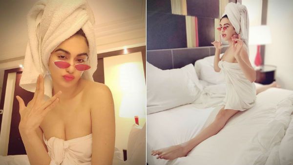 துவைத்த துணியில் சிலம்பம் சுற்றும் நடிகை..வேகமாக பரவும் வீடியோ !