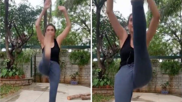 காலை தூக்கி கைய தொட்டு.. ஐயையோ இது களறிப் பயிற்சியாம்ல.. வைரலாகும் பிரபல நடிகையின் ’வாவ்’ வீடியோ!