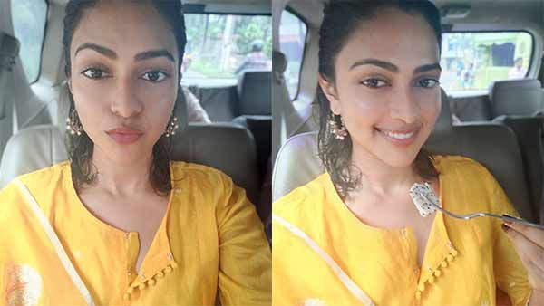 போன வருஷம் மாம்பழம்.. இந்த வருஷம் டிராகன் ஃப்ரூட்.. தன்னைத் தானே வர்ணித்துக் கொள்ளும் அமலா பால்!