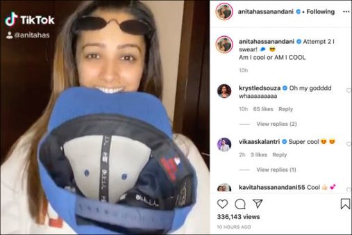 தொப்பியை தூக்கி போட்டு டிக்டாக்.. அட நல்லா இருக்கே.. நடிகையின் வித்தியாசமான வீடியோ !