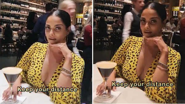 இதான் சோஷியல் டிஸ்டன்ஸா? தனியா சரக்கடிக்கிறீங்க.. நடிகையின் கிக் போட்டோவால் குதூகலமான ஃபேன்ஸ்!