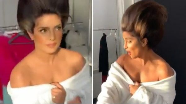 அய்யய்யோ பிரியங்கா முடிக்கு என்னாச்சு? ’வில்லு’வடிவேலு மாதிரி ஆயிட்டாங்க.. டிரெஸ் போடாம டான்ஸ் வேற!