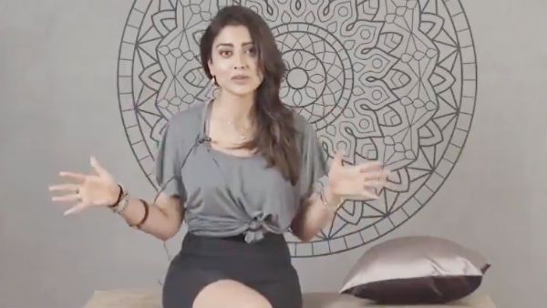 ஷ்ரேயா பெல்லி டான்ஸ் பார்த்திருப்பீங்க.. இப்படி யோகா செஞ்சு பார்த்திருக்கீங்களா.. வேற லெவல்!