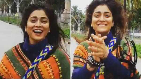 என்னா ஆட்டம்.. வெளிநாட்டுச் சாலையில் மழை நேரத்தில் அந்தப் பாடலுக்கு டான்ஸ் போட்ட பிரபல நடிகை!