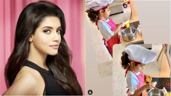 கிளினீங், சமையல், டாக்டர்..மகளின் செல்ல விளையாட்டுகள்..லாக்டவுனில் இதைதான் செய்கிறார் அசின்!