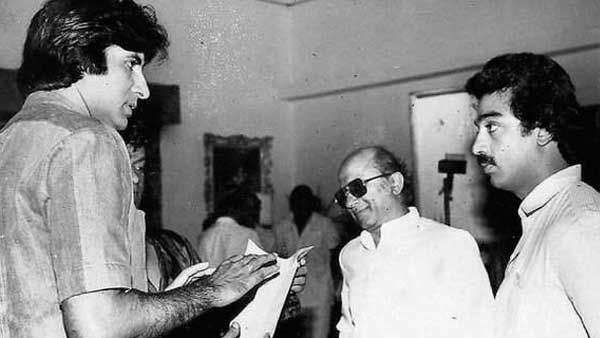 எல்லா பெயரையும் அவரே வாங்கிட்டு போய்டுவாரு.. கமல் படத்தில் இருந்து பாதியில் வெளியேறிய அமிதாப்!