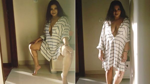 'அதை' அணியாமல் 'பப்பரப்பா' என அமர்ந்திருக்கும் பஜ்ஜிக்கடை ஆன்ட்டி.. தீயாய் பரவும் செம ஹாட் போட்டோ!