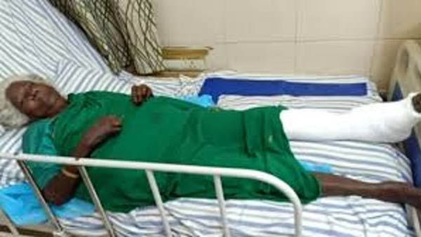 டூவீலர் மோதியது.. பிரபல கிராமிய பாடகி கொல்லங்குடி கருப்பாயி படுகாயம்.. கால் எலும்பு முறிந்தது