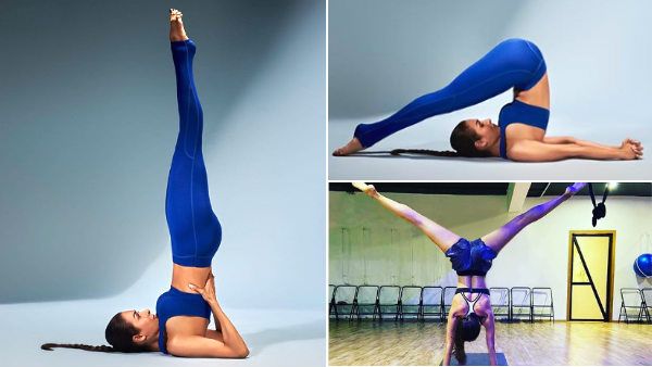 மலைக்க வைக்கும் மலைக்கா அரோரா.. இப்படி யோகா செய்தா.. தாராளமா ”தக்க தைய தையா”ன்னு ஆடலாமே!