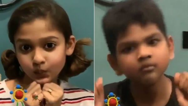 குட்டி நயன்தாரா.. குட்டி விக்னேஷ் சிவன்.. வைரலாகும் வீடியோ !