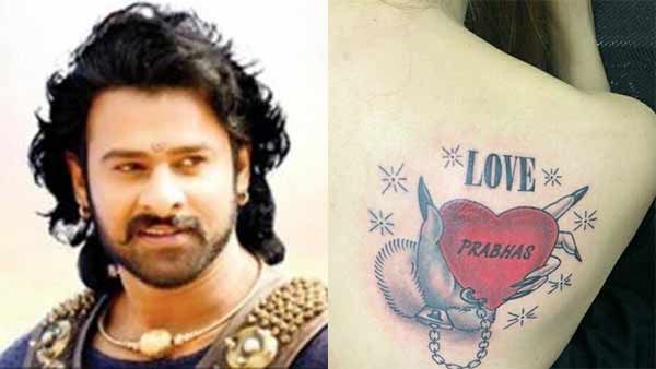 ரஷ்ய ரசிகர்களையும் ஈர்த்த 'பாகுபலி..' ஹீரோ பிரபாஸ் பெயரை பச்சைக்குத்திக் கொண்ட பாசக்கார ரசிகை!