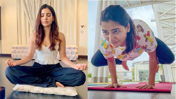 உன்னாலே முடியாதென்று ஊரே சொல்லும் நம்பாதே.. இன்னாம்மா புஷ் பண்ணி யோகா செய்யுறாரு சமந்தா!