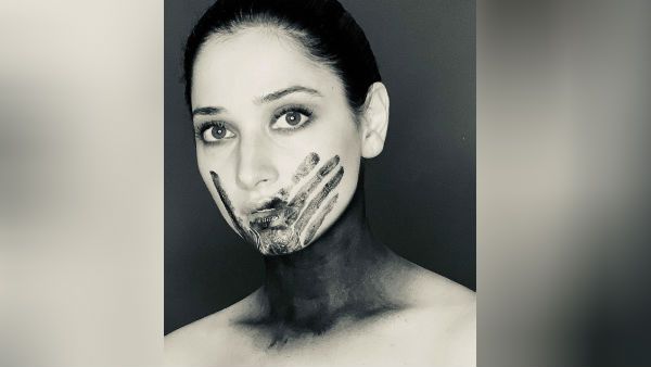 அய்யய்யோ.. ஆடையில்லாமல் தமன்னா.. முகத்துல கரியோட யாரோ கைய வச்சிருக்காங்களே.. தீயாய் பரவும் போட்டோ!