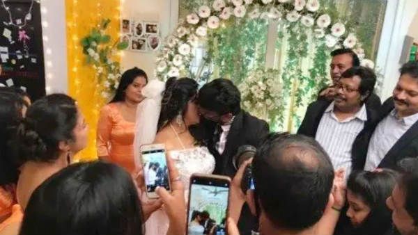 லிப்லாக்குடன் களைக்கட்டிய திருமணம்.. கிறிஸ்தவ முறைப்படி பீட்டர் பாலை கரம்பிடித்தார் நடிகை வனிதா!