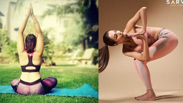 சர்வதேச யோகா தினம்.. இன்னாம்மா நம்ம ஹீரோயின்கள் வளைந்து நெளிந்து யோகா செய்றாங்கனு பாருங்க!