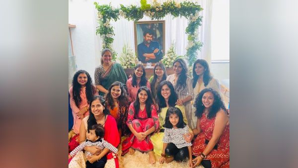 'சிரு.. நீங்கள் இருந்தவரை வாழ்க்கைக் கொண்டாட்டமாக இருந்தது..' நடிகை மேக்னா ராஜ் உருக்கமான பதிவு!