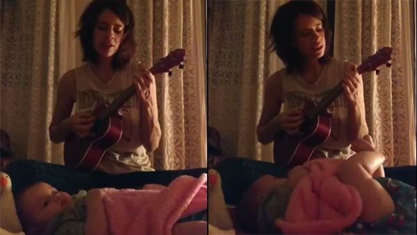 கண்ணுறங்குப் பொன்மணி.. குழந்தையை தூங்க வைக்க பிரபல நடிகை வேற ஸ்டைல் தாலாட்டு.. குவியும் பாராட்டு!