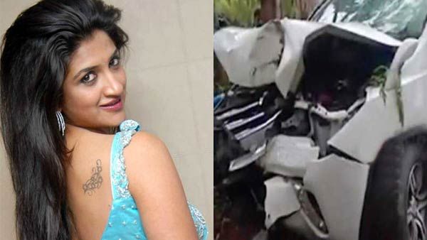 அதிகாலையில் அதிர்ச்சி.. கார் மரத்தில் மோதி பயங்கர விபத்து.. பிரபல நடிகை படுகாயம்.. எலும்பு முறிவு!