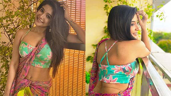 இதுக்கு எதுக்கு சேலை.. மொத்த முன்னழகையும் காட்டிய பிக்பாஸ் பிரபலம்.. வச்சு செய்யும் நெட்டிசன்ஸ்!